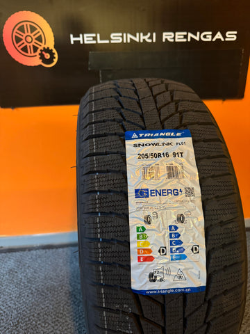 205/50R16 91T Triangle SnowLink PL01 XL rim protect Kitka (sis. asennus)