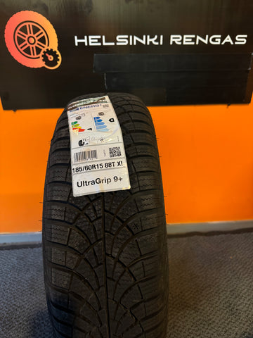 185/60R15 88T Goodyear UltraGrip 9+ XL (sis. asennus)